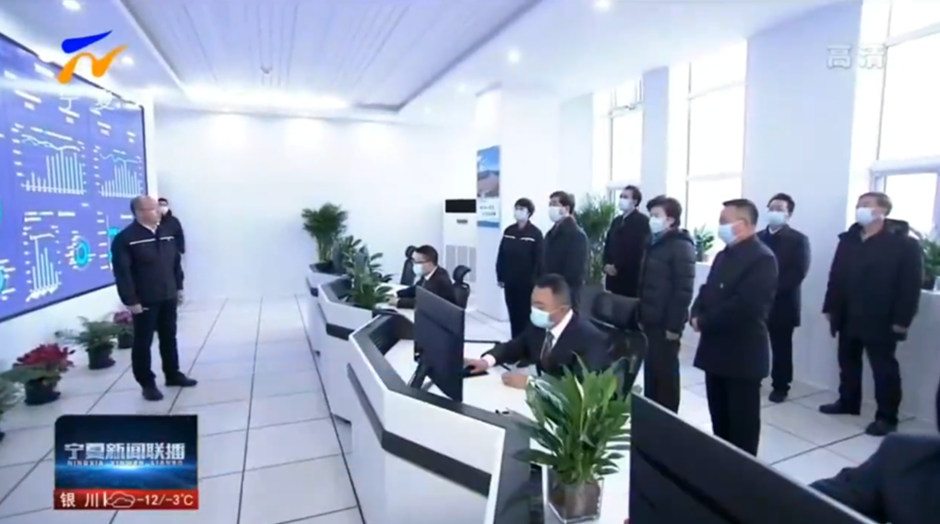 陳潤(rùn)兒、咸輝慰問春節(jié)期間堅(jiān)守在供水一線的銀川中鐵水務(wù)員工